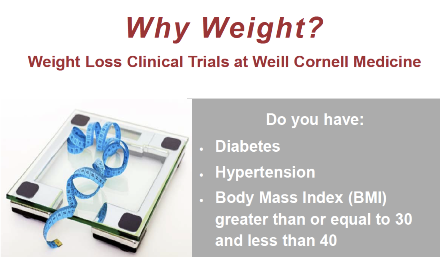 Weight Loss Clinical Trials Dr. Reem Sharaiha