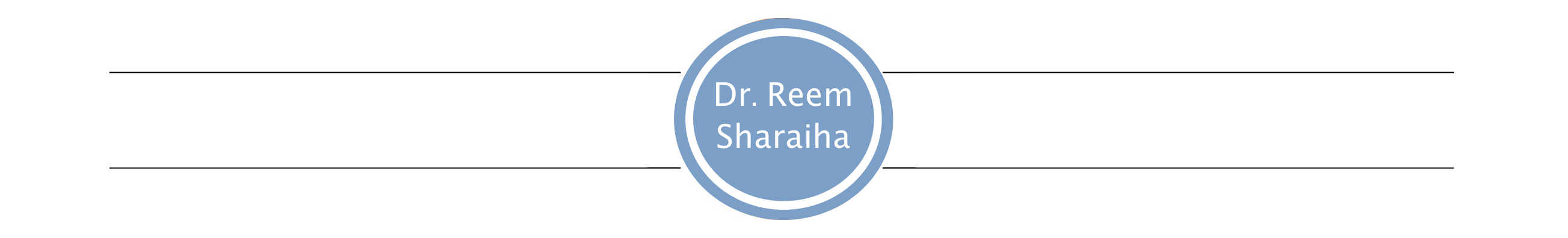Dr. Reem Sharaiha Logo